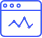 Pictogramme pour la courbe d'analyse des volumes de clics